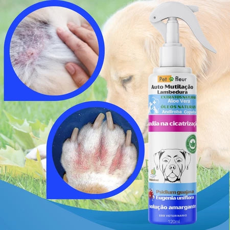Anti Mutilação Lambedura Cicatrizante Pet Natural Caes Gatos
