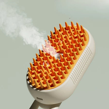 Escova A Vapor 3 Em 1 | Pentes De Massagem
