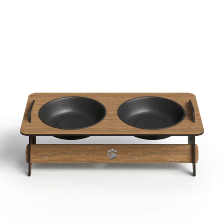 Comedouro Bebedouro Gato e Cachorro Elevado Pet Mdf