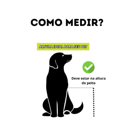 Comedouro Elevado Duplo Tigela Inox