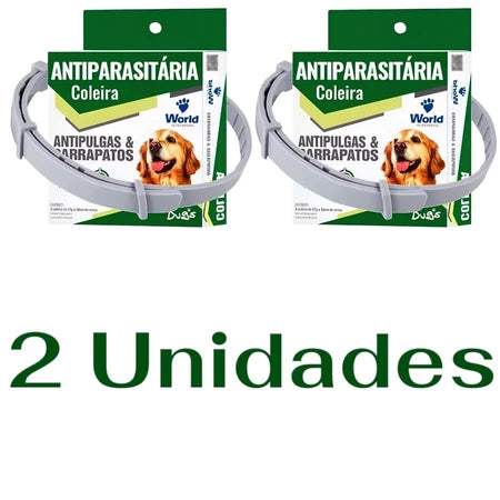 Coleira Antipulgas e Carrapatos Dugs – Proteção Completa para Cães | World Veterinária