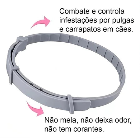 Coleira Antipulgas e Carrapatos Dugs – Proteção Completa para Cães | World Veterinária